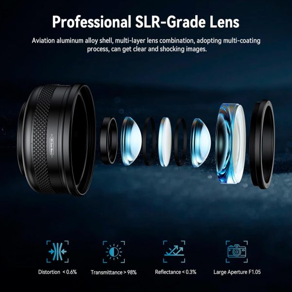 Zoom Macro Lens Kit - 10-20X Universal Phone Lens, HD Macro Photography for iPhone, Android & More - Image 2