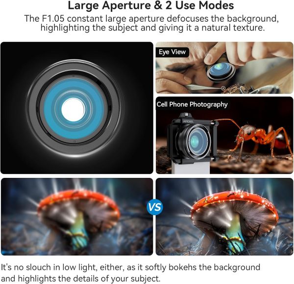Zoom Macro Lens Kit - 10-20X Universal Phone Lens, HD Macro Photography for iPhone, Android & More - Image 5