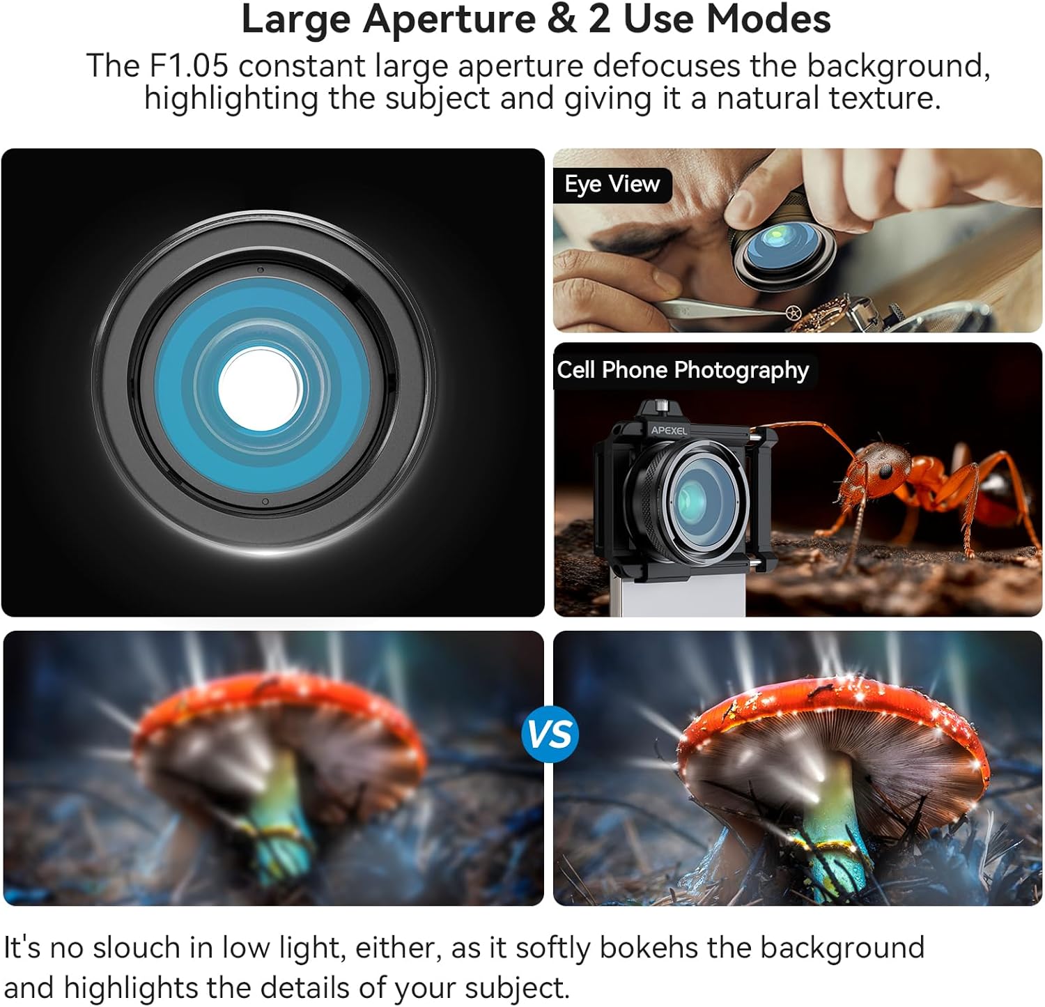 Zoom Macro Lens Kit - 10-20X Universal Phone Lens, HD Macro Photography for iPhone, Android & More - Image 5