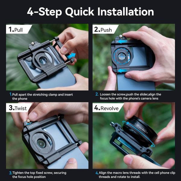 Zoom Macro Lens Kit - 10-20X Universal Phone Lens, HD Macro Photography for iPhone, Android & More - Image 7